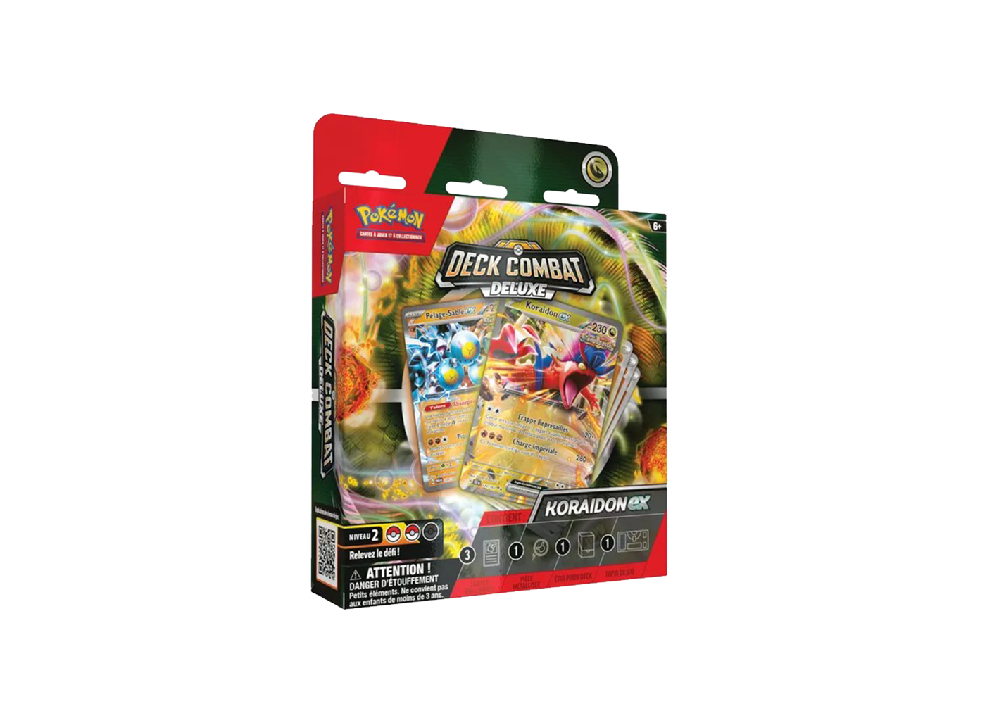POKEMON -DECK DE COMBAT DELUXE - MIRAIDON-EX OU KORAIDON-EX - FR