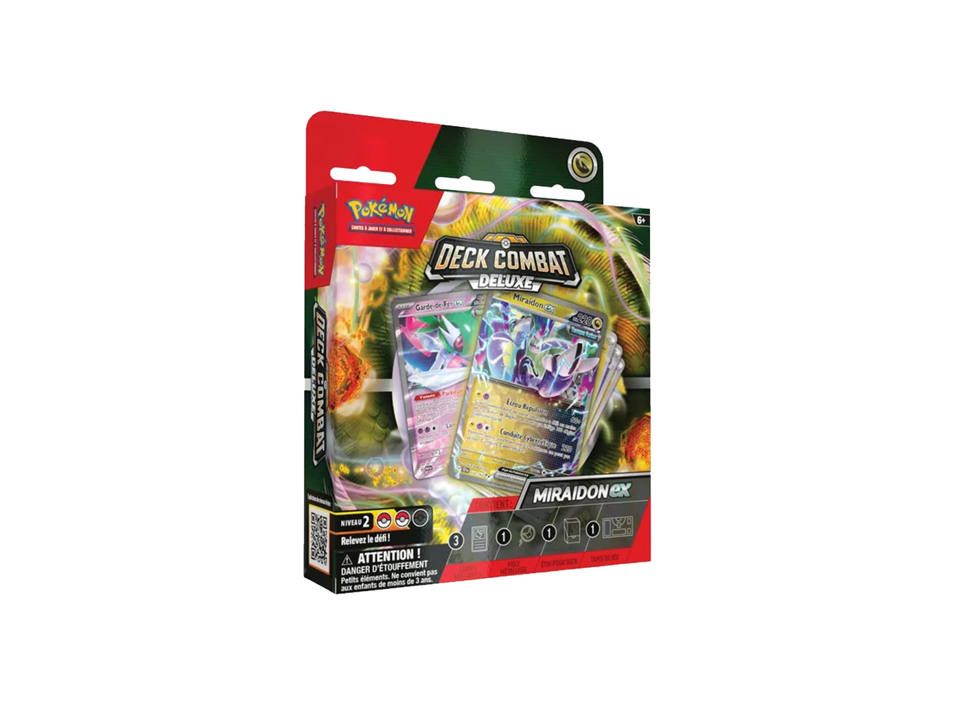 POKEMON -DECK DE COMBAT DELUXE - MIRAIDON-EX OU KORAIDON-EX - FR