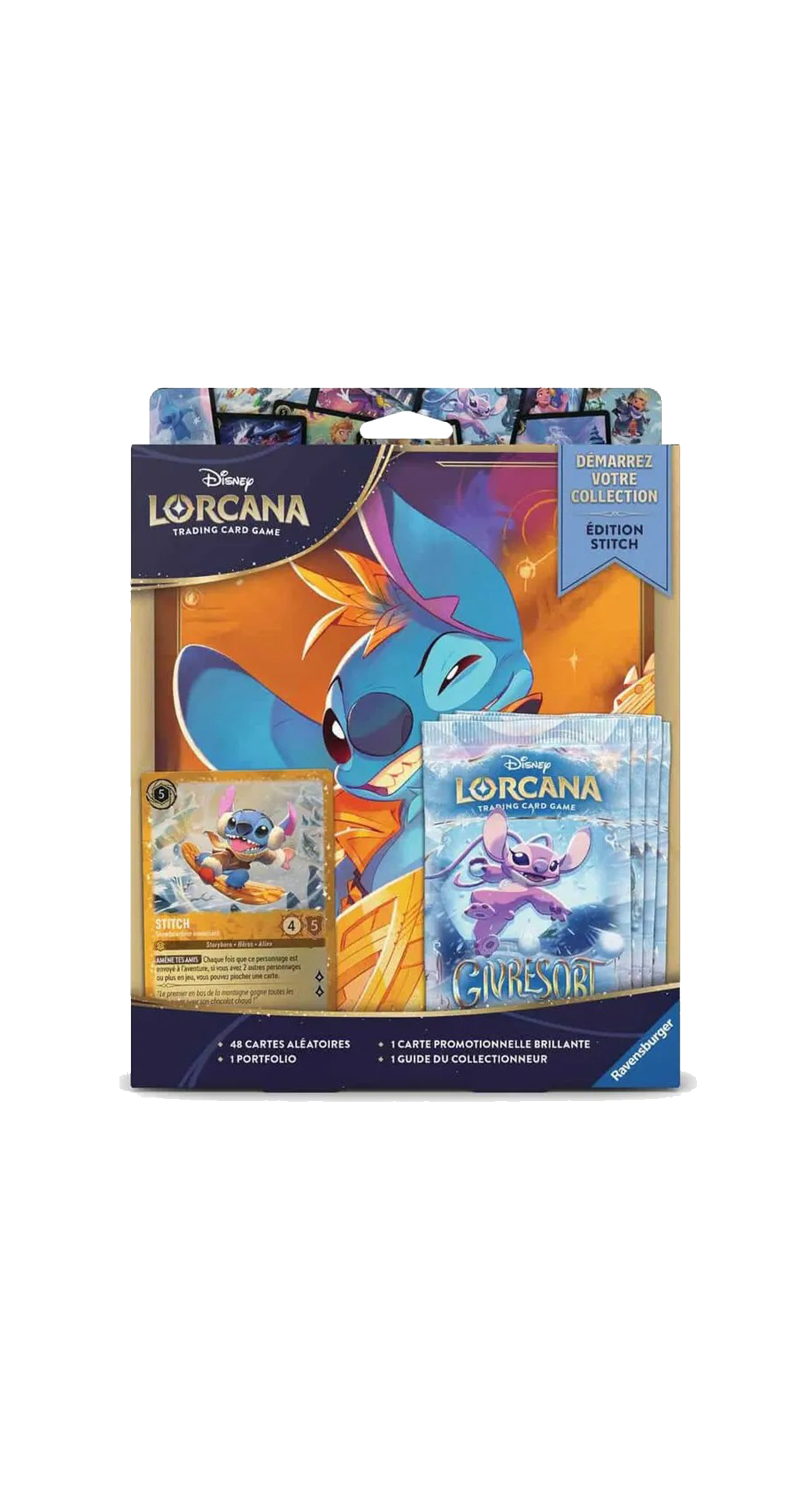 DISNEY LORCANA - PACK SPECIAL COFFRET STITCH + 6 BOOSTERS - CHAPITRE 11 GIVRESORT - FR