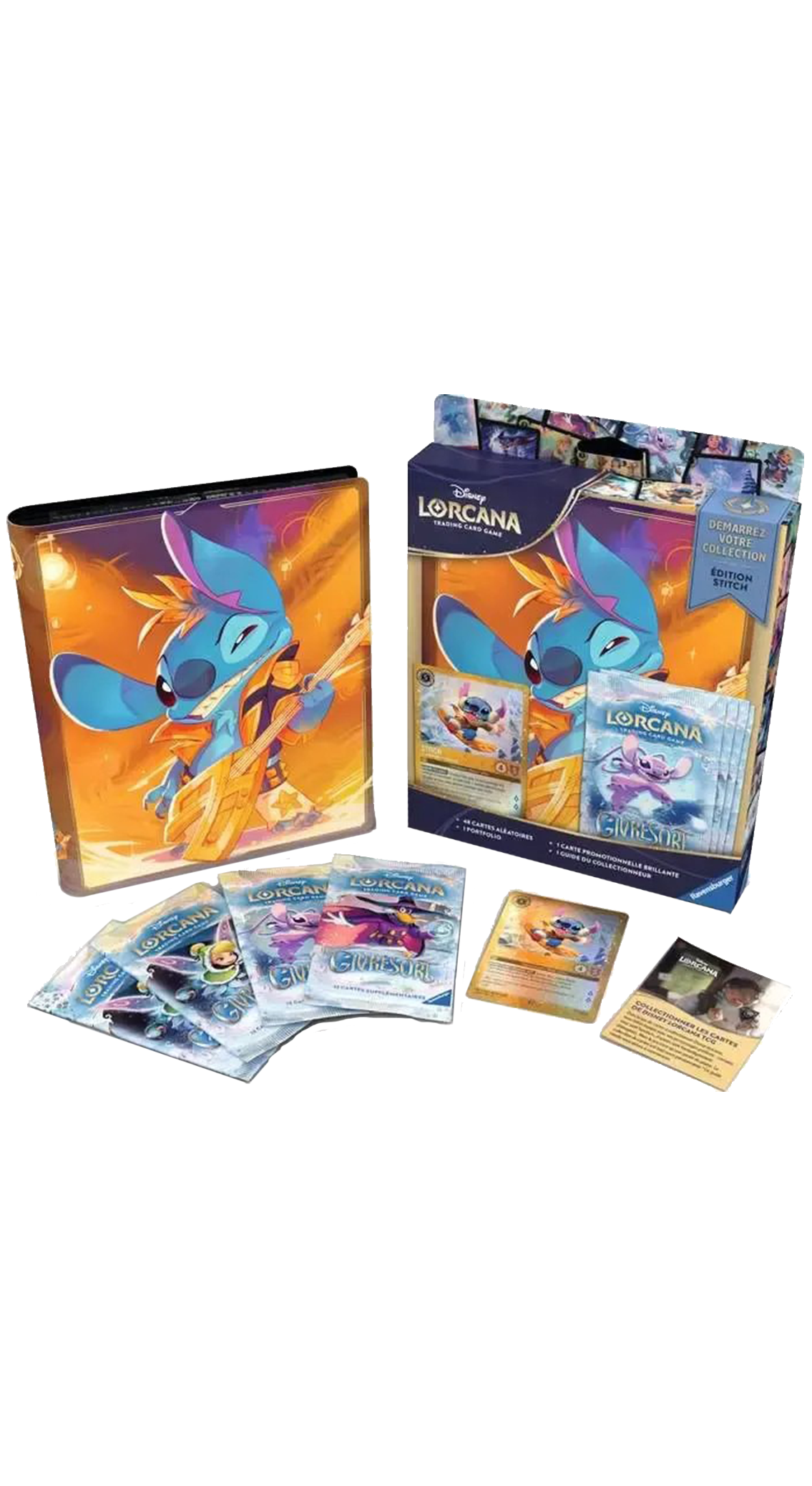 DISNEY LORCANA - PACK SPECIAL COFFRET STITCH + 6 BOOSTERS - CHAPITRE 11 GIVRESORT - FR