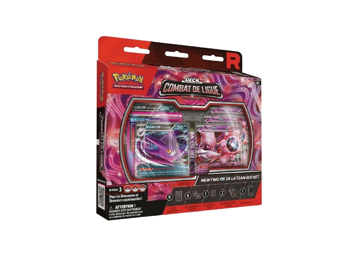 POKEMON - DECK DE COMBAT DE LIGUE MEWTWO-EX DE LA TEAM ROCKET - FR
