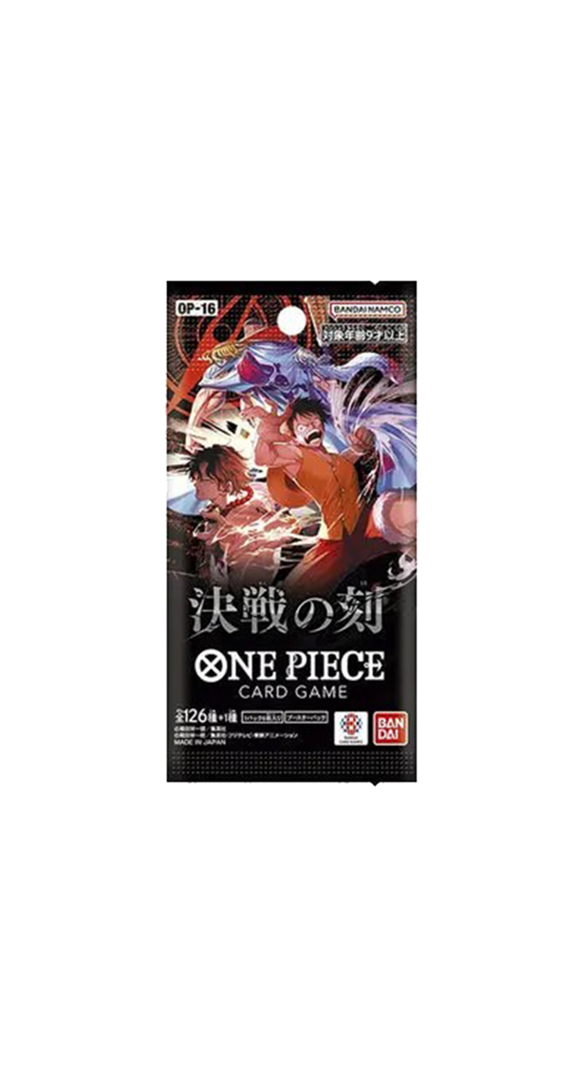 ONE PIECE - BOOSTER  - L'HEURE DE LA BATAILLE DECISIVE - OP16 - JAPONAIS